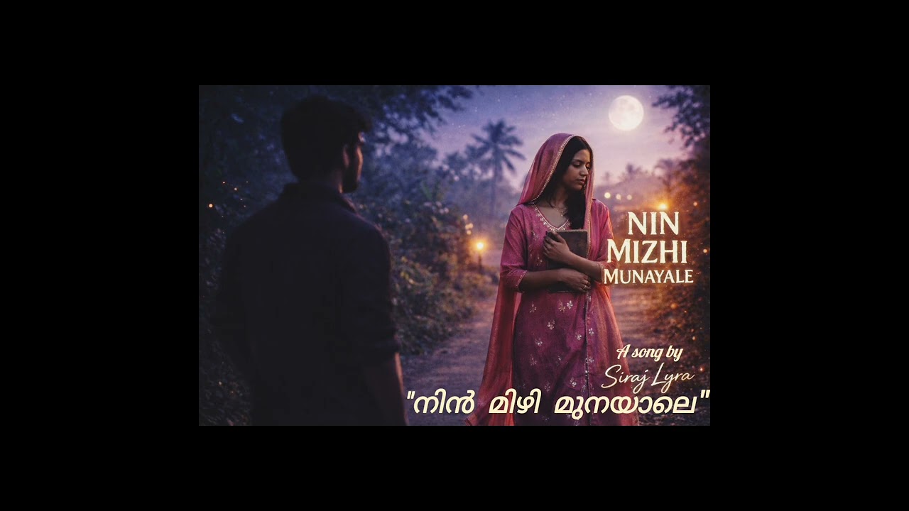 Nin Mizhi മുനയാലേ (നിൻ മിഴി മുനയാലെ ) Malayalam Romantic Song | Siraj Lyr