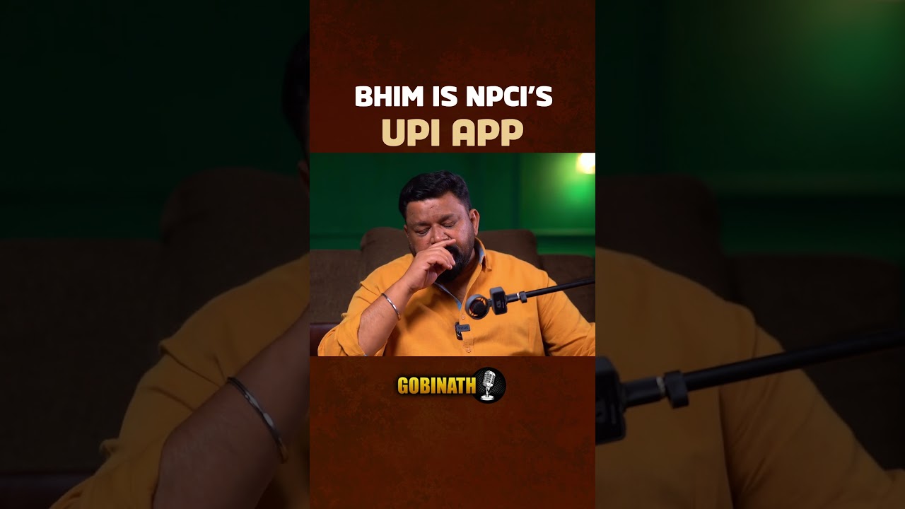 BHIM: The Official UPI App by NPCI | Viswanath Krishnamurthy, CRO(NPCI) | Gobinath #shorts