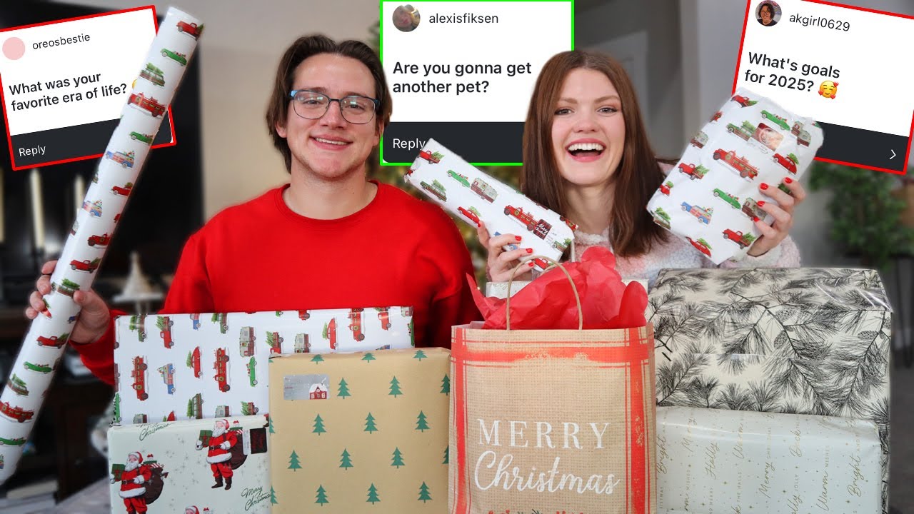 Wrap & Yap! Wrapping Christmas Presents + Q&A!