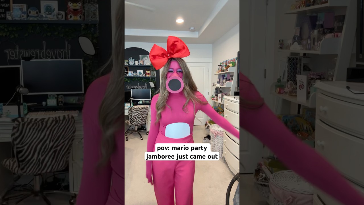 BIRDO COSPLAY FOR MARIO PARTY JAMBOREE! #birdo #cosplay #marioparty