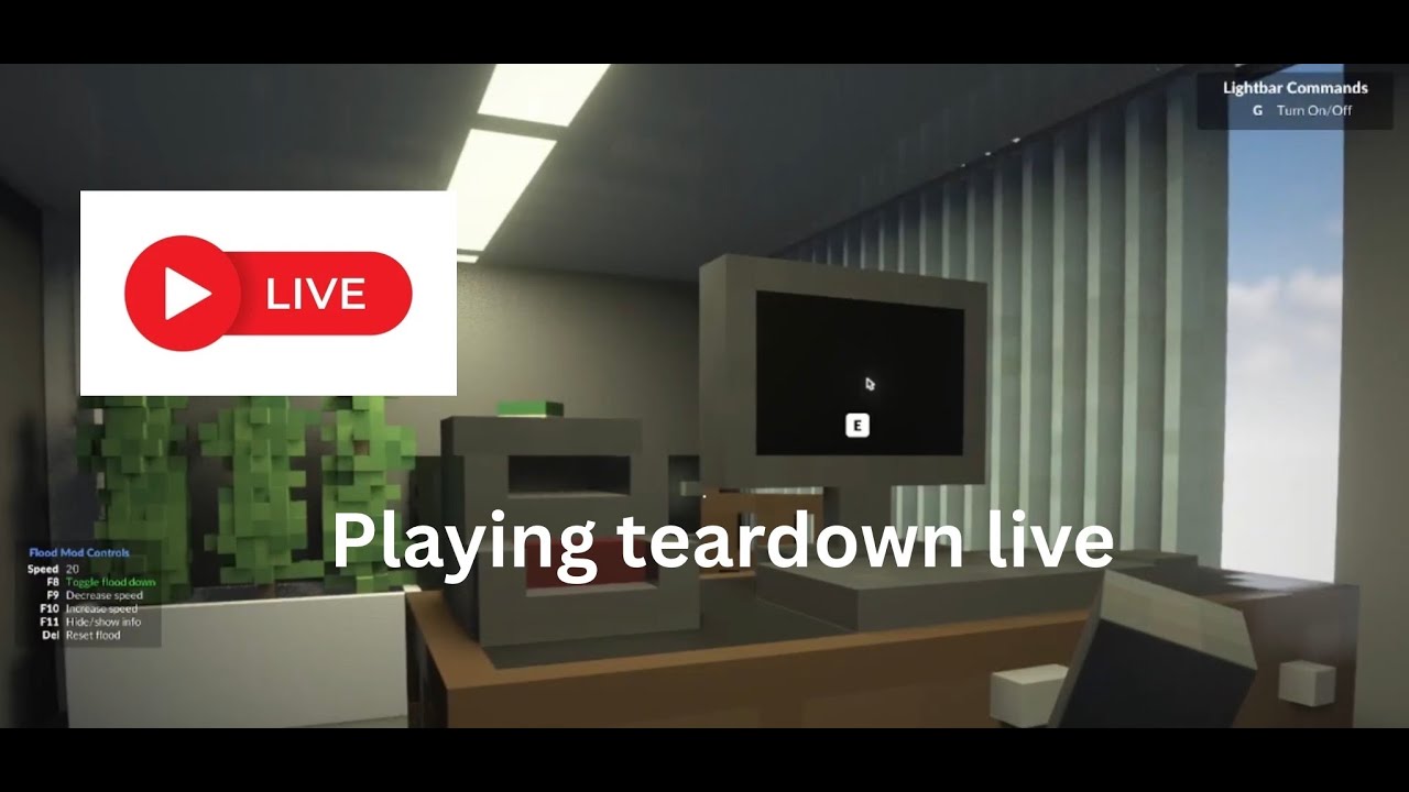 Playing teardown live