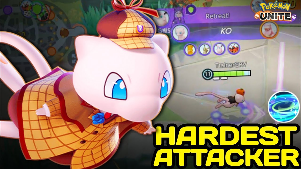 That's why Mew is the Hardest Attacker ever 🥲 Pokemon Unite - NINZA PLAYS
