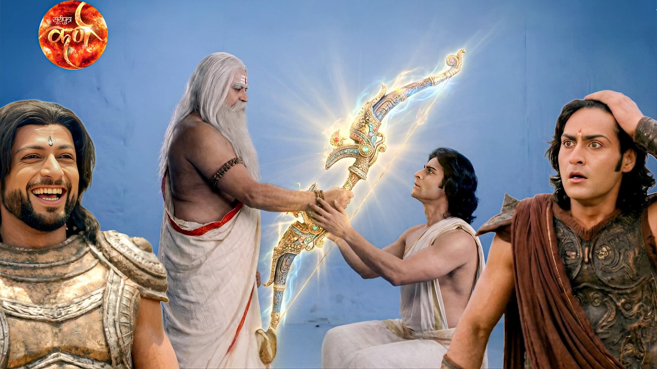 पशुराम ने दिया कर्ण को दिव्य धनुष ये देखकर अर्जुन रह गया हक्का-बक्का || Suryaputra karn