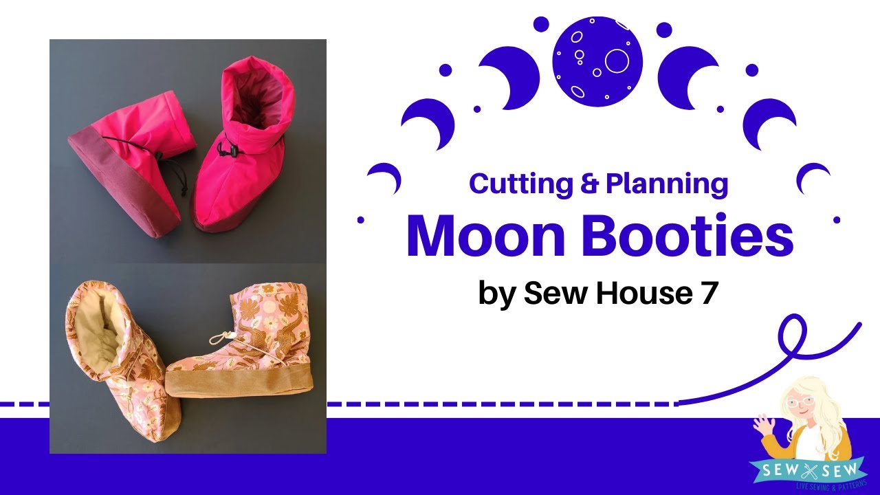 Moon Booties by Sew House 7 Cutting and Planning