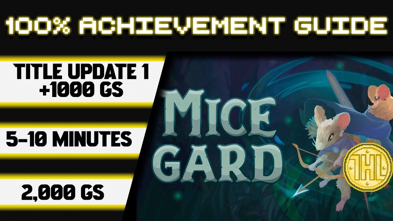MiceGard Title Update 1 100% Achievement Walkthrough * 1000GS in 5-10 Minutes *