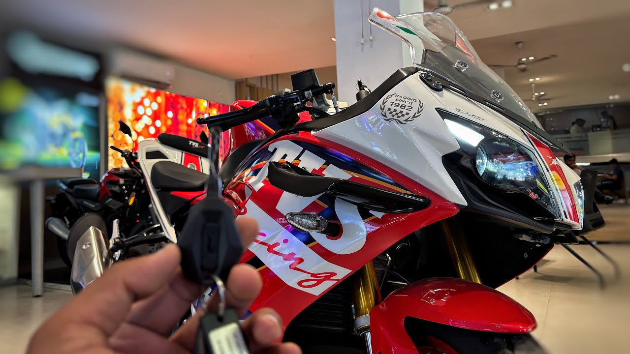 All New Tvs Apache RR310 With Dynamic Kit Pro 2024: On Road Price ? Exhaust Sound & New Features ?