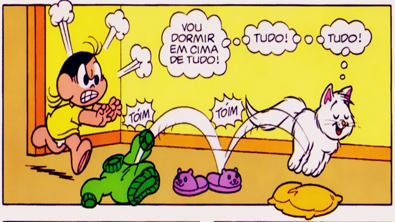 Magali e Mingau em Eu Só Quero Um Lugar Para Dormir | Histórias em Quadrinhos Magali e Mingau