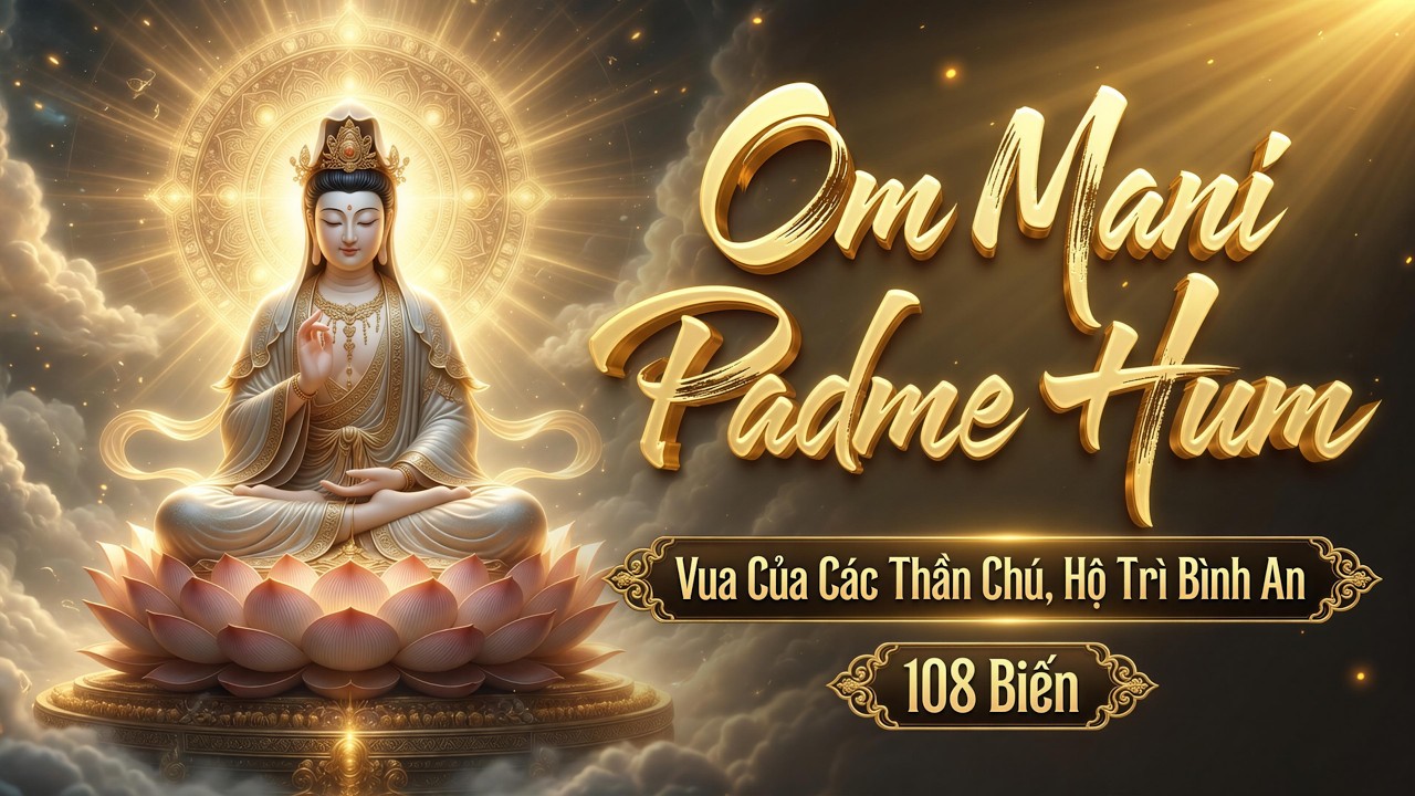 Lục Tự Đại Minh Chân Ngôn ☸ Om Mani Padme Hum -Thần chú Quán Thế Âm Bồ Tát - Giải thoát khỏi đau khổ