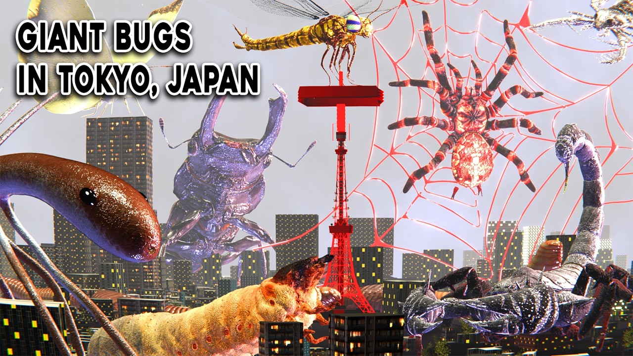 What If Ants Were Human-Sized? 🐜🐜 A Realistic 3D Simulation of Insect World