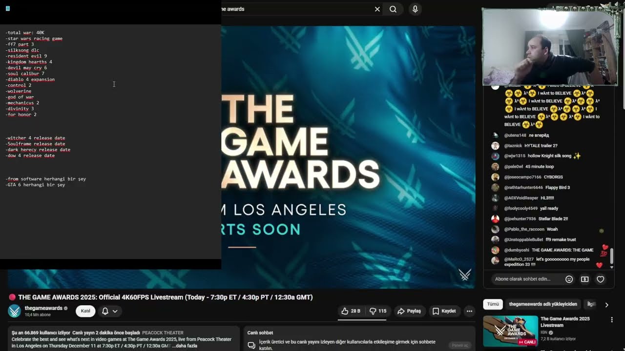 The Game Awards izledik