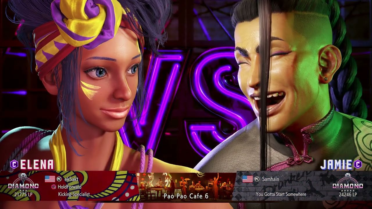 Street Fighter™ 6 Jamie vs Elena - Ranked Match - Diamond 5 Stars