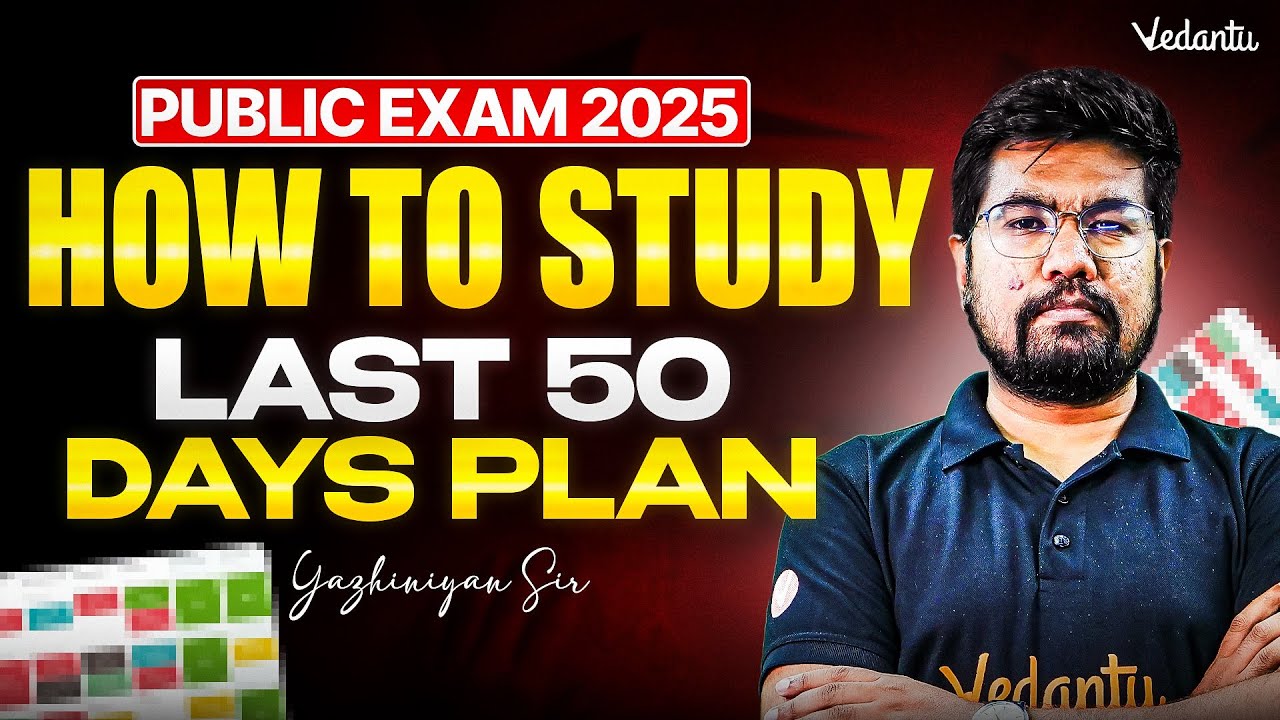 12th Pubic Exam | 50 Day Intense Study Plan📈 How To Give Comeback Again🔥 Yazhiniyan Sir