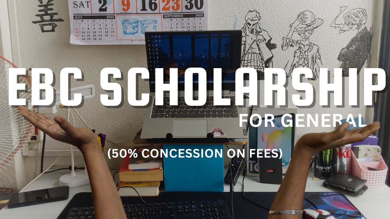 EBC Scholarship for General Students | Video Journaling #4