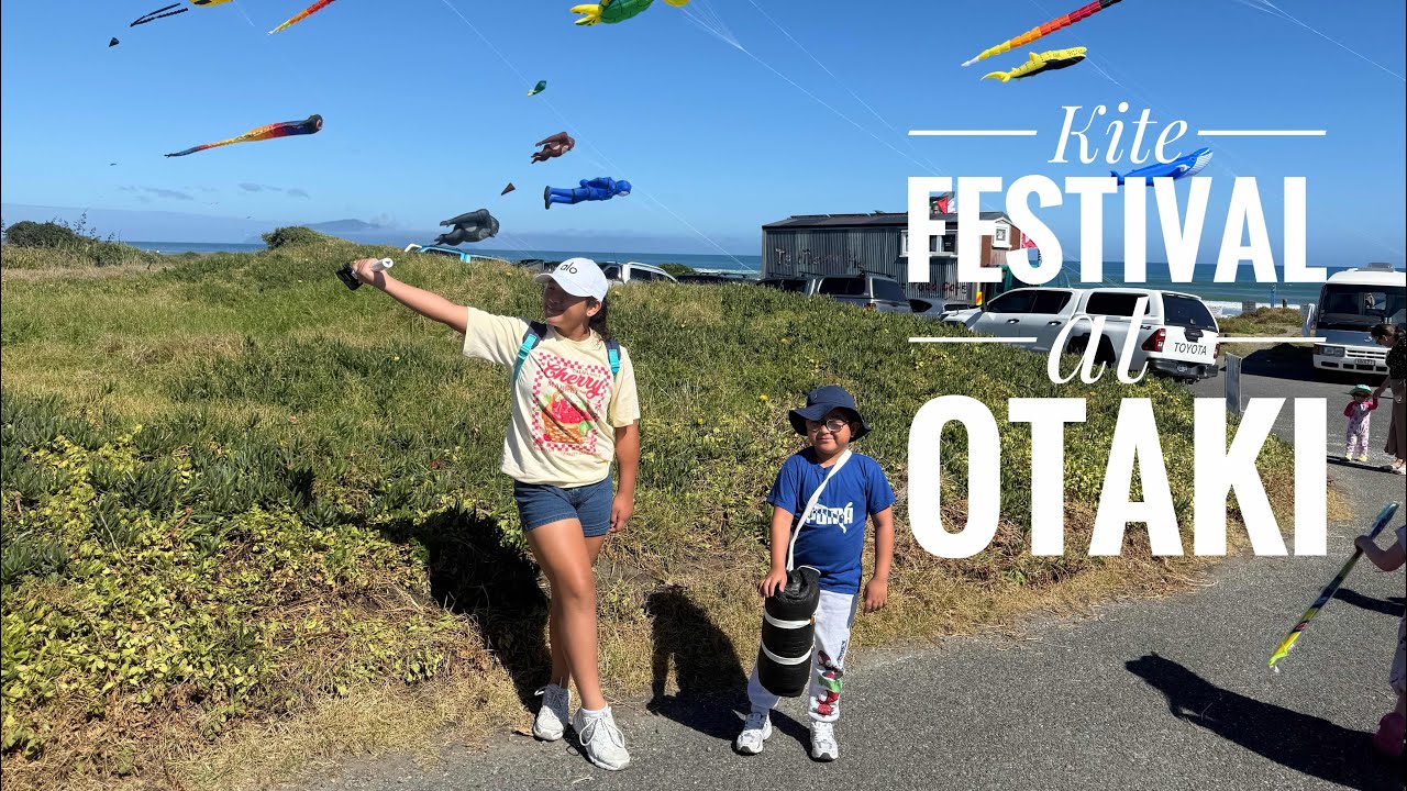 Kite Festival at Otaki beach with Corseb Adventures 