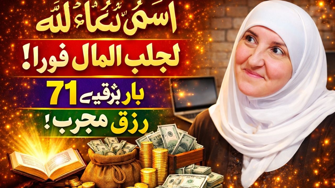 اسم من أسماء الله لجلب المال فورًا | يُقرأ 71 مرة | رزق مجرّب | الدكتورة هيفاء يونس