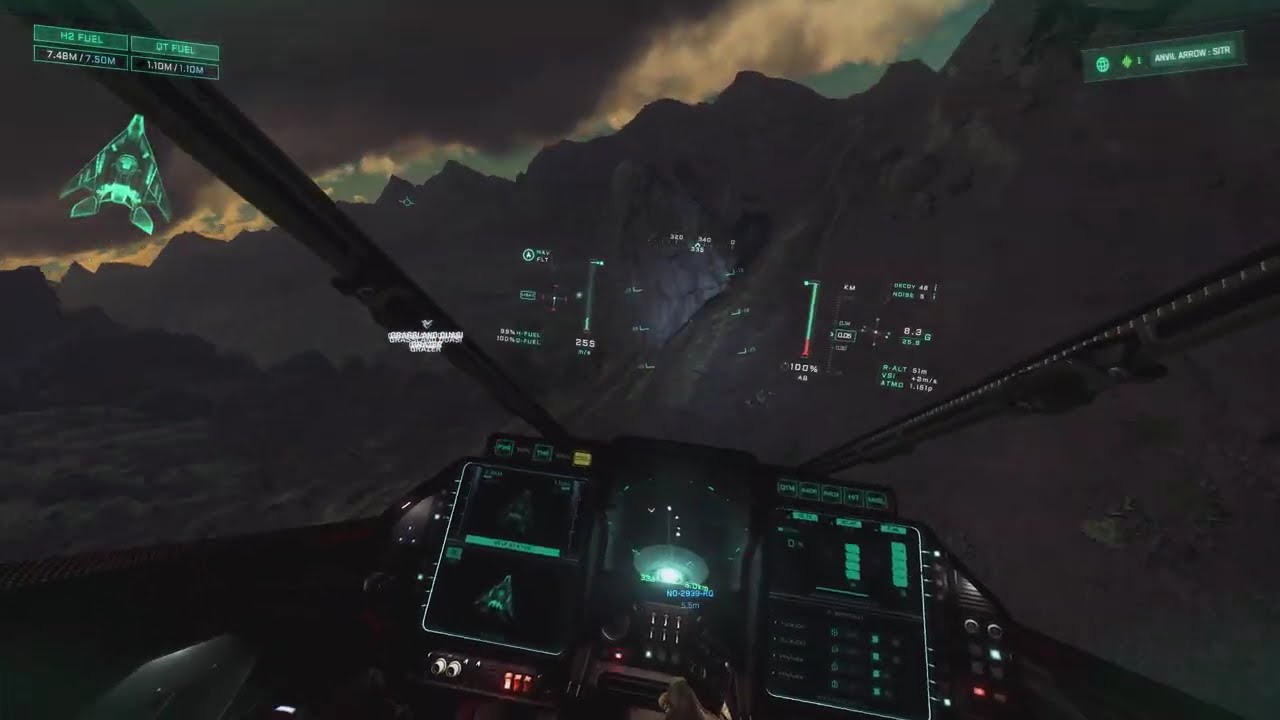 Zenmode - Star Citizen unlim low fly - [4K60, Tobii5, Joysticks]
