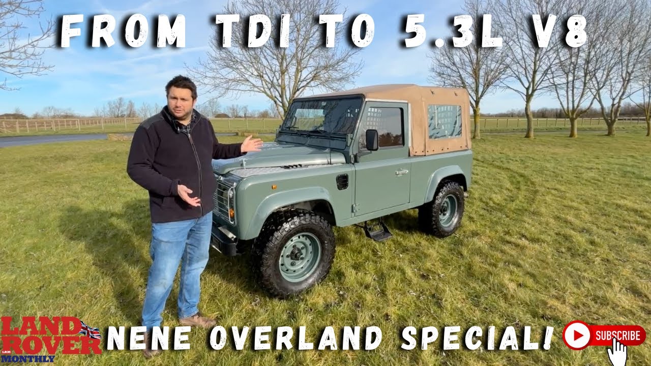DEFENDER ENGINE CONVERSION – 300Tdi DIESEL TO 5.3 L83 V8 PETROL DRIVEN – NENE OVERLAND WOLF UPGRADES