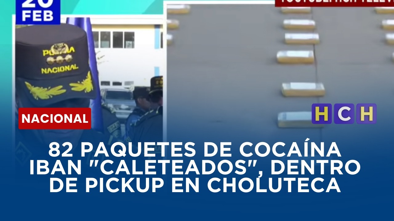 82 paquetes de cocaína iban 