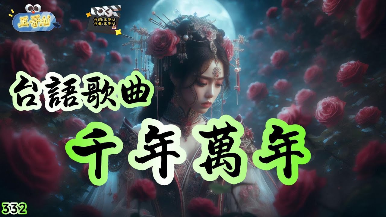台語歌曲(332.千年萬年)咱的過去 是一場無煞的戲.咱的情份 化做是苦澀的甜.你講欲陪我 做伙千年萬年.如今賰我 看著鏡中人 #王哥Ai #原創歌曲 #閩南語流行歌曲 #台語歌曲 #音樂 #ai歌手
