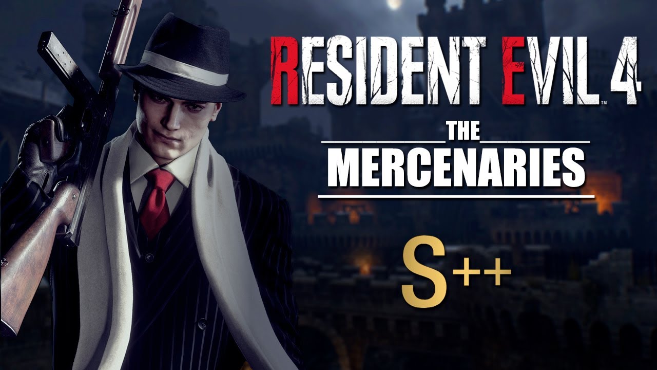 Леон (Костюм в полоску) S++ | Замок | 2 миллиона очков | Resident Evil 4 The Mercenaries