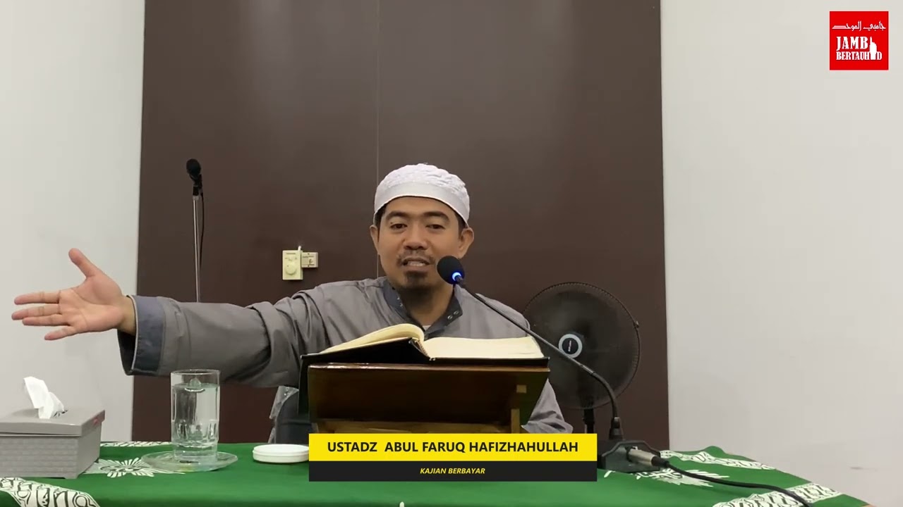 KAJIAN BERBAYAR | USTADZ  ABUL FARUQ HAFIZHAHULLAH