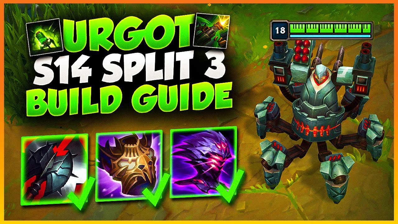 Climbing Through Diamond with Urgot | Eight different matchups | Item & Runes Gameplay Guide Split 3