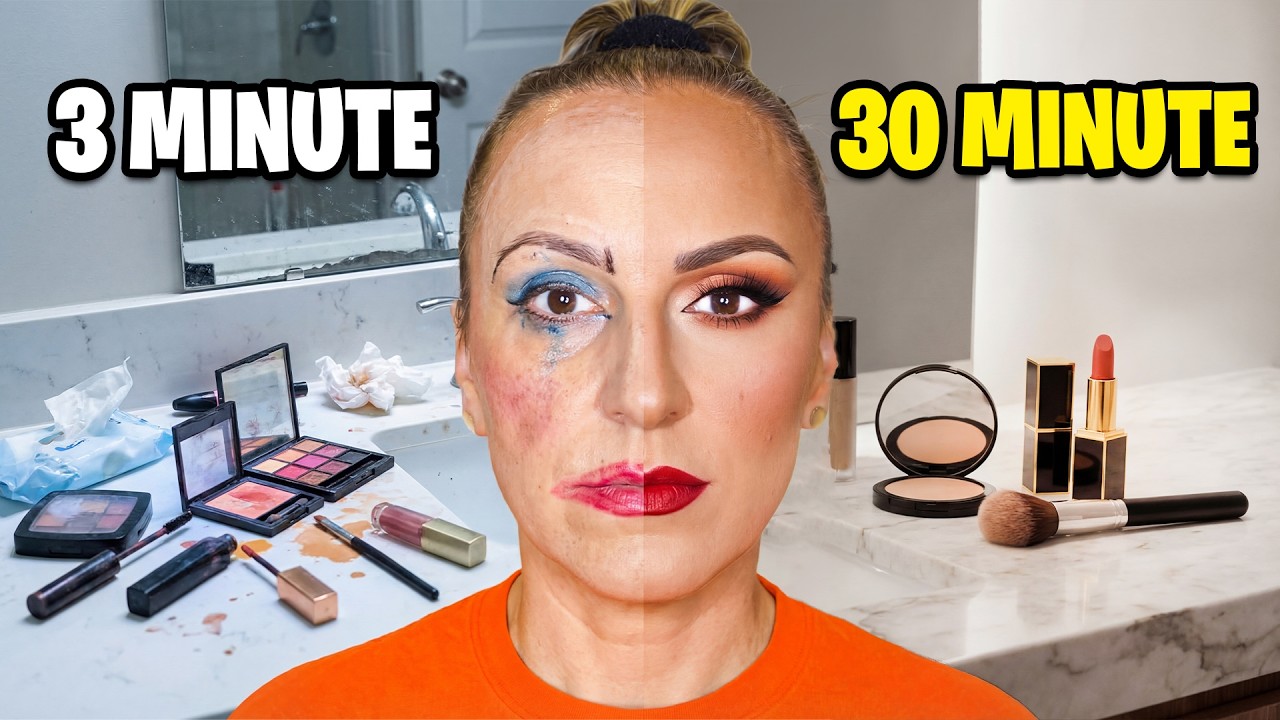 Testez Machiaj De 30 Min Vs 3 Min !