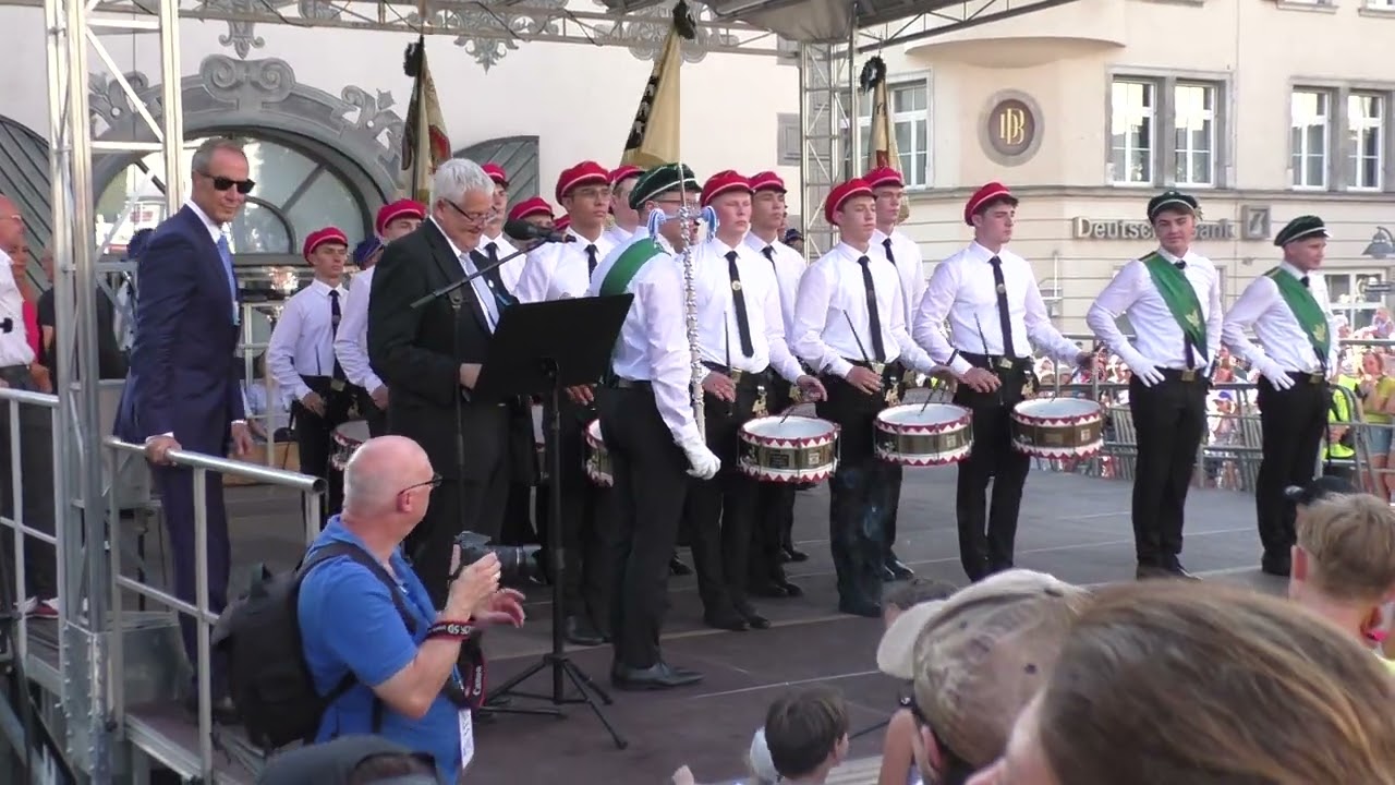 Troko 22 Rutenfest Eröffnung vor Lederhaus Rutenfreitag Ravensburg 22 7 2022