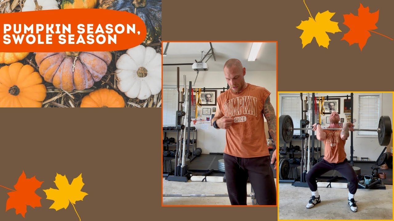 First Voiceover Training Video, Power Cleans, Squats, Overhead Press