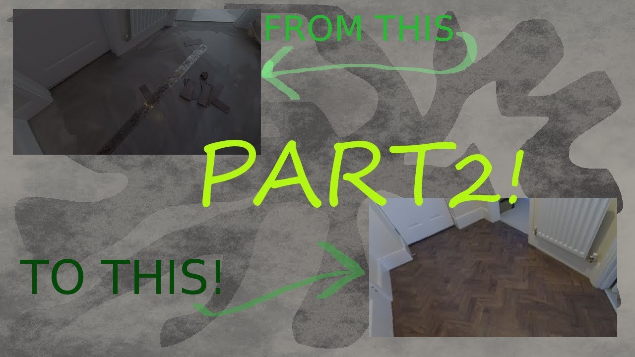 AMTICO PARQUET (part 2)  GETTING THE CENTER LAYED OUT AND GLUED