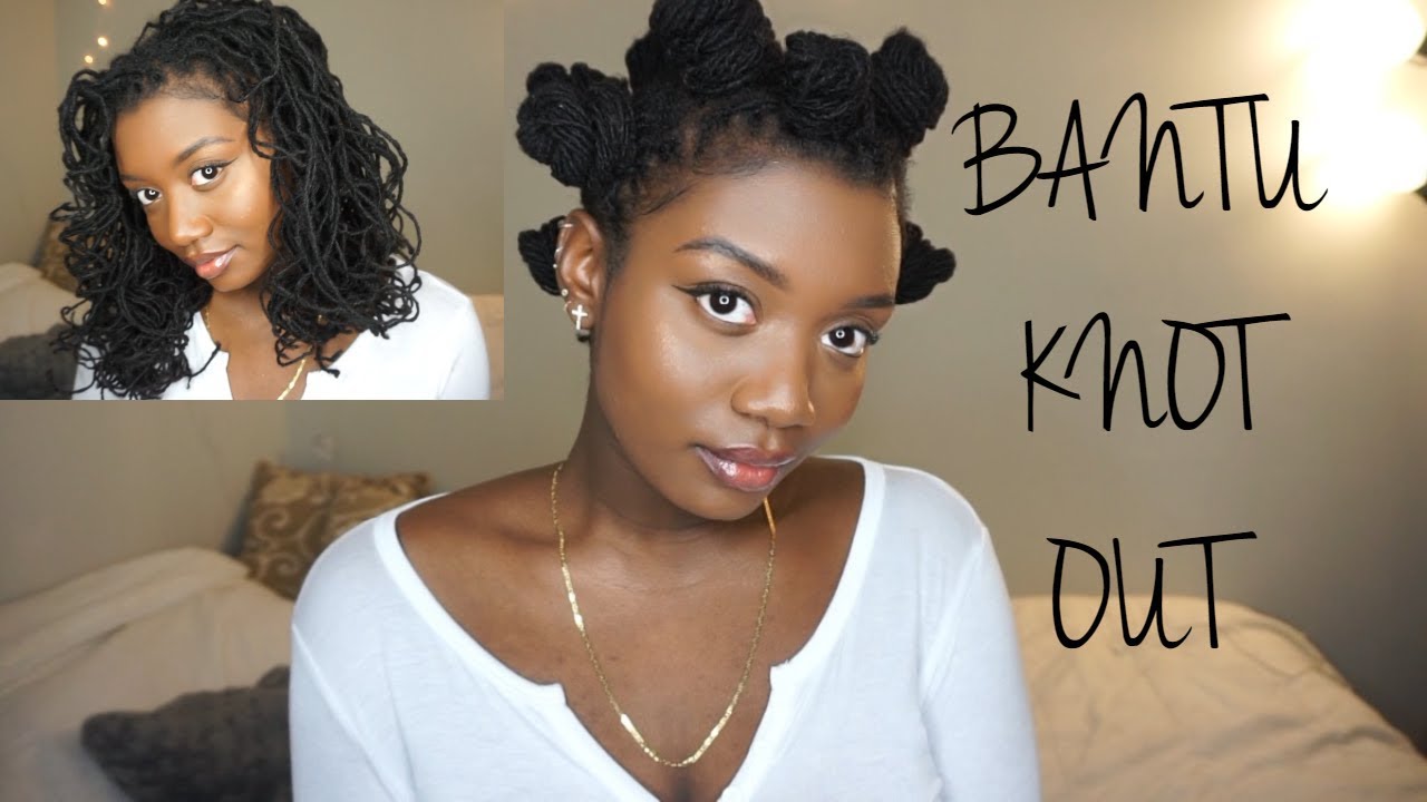 BANTU KNOT OUT ON LOCS | FLUFFY, LOOSE WAVES