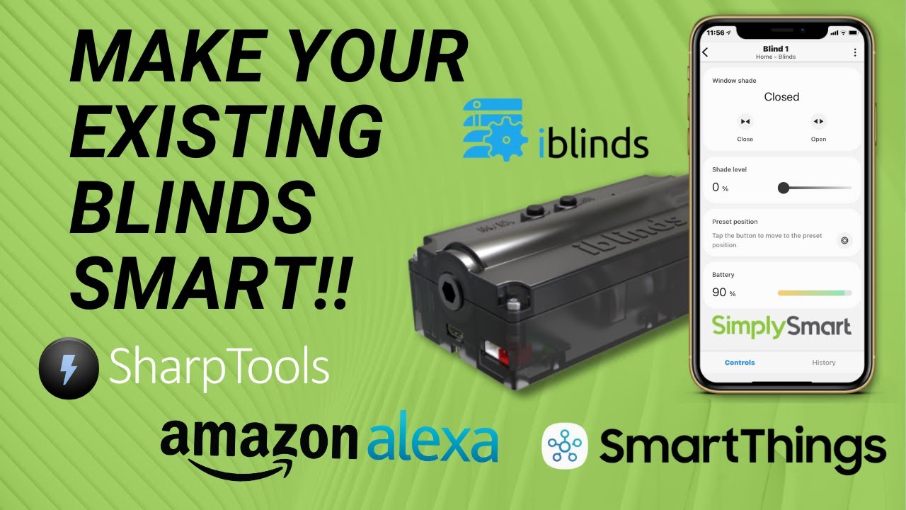 Ваши жалюзи стали умнее! | SmartThings, Amazon Alexa, iBlinds (2021)