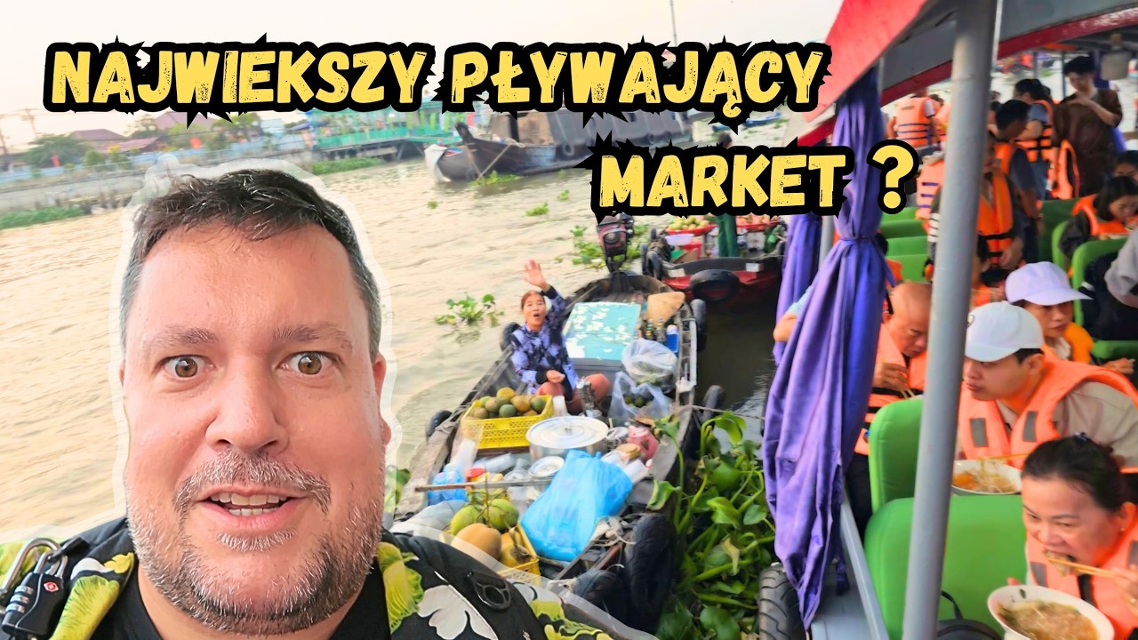 Pływający market w sercu Mekongu - Cai Rang - Pułapka na turystów?