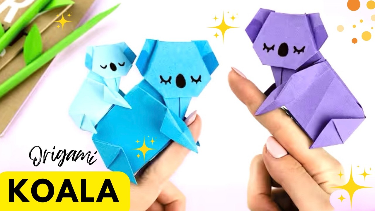 Origami paper Koala🦥 | How to make paper toy | Easy DIY