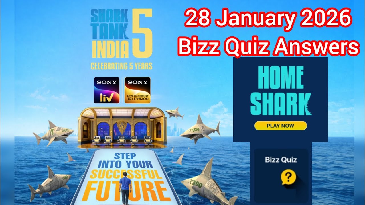 Bizz Quiz Answers | 28 January 2026 | Shark Tank India Season 5 