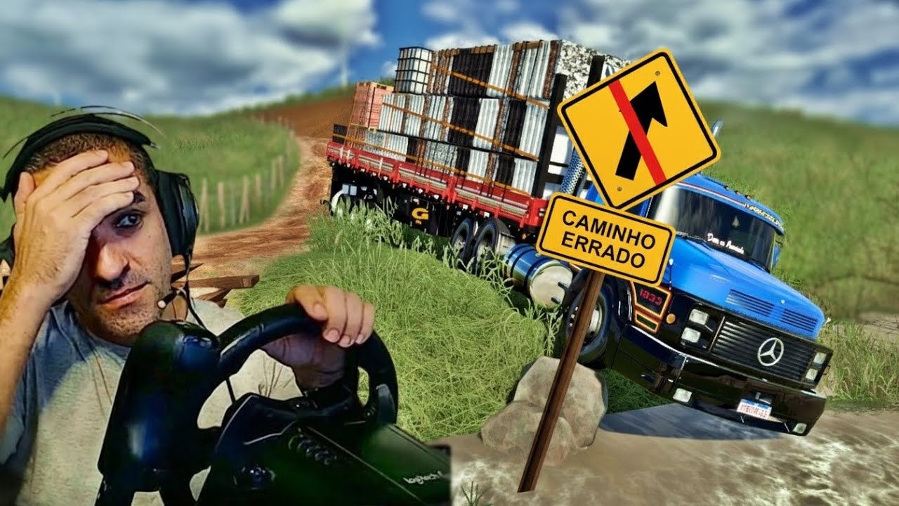 GPS ME MANDOU PARA UM DESVIO RUIM EM SÃO PAULO - Vida de Caminhoneiro 376 - Euro Truck Simulator 2