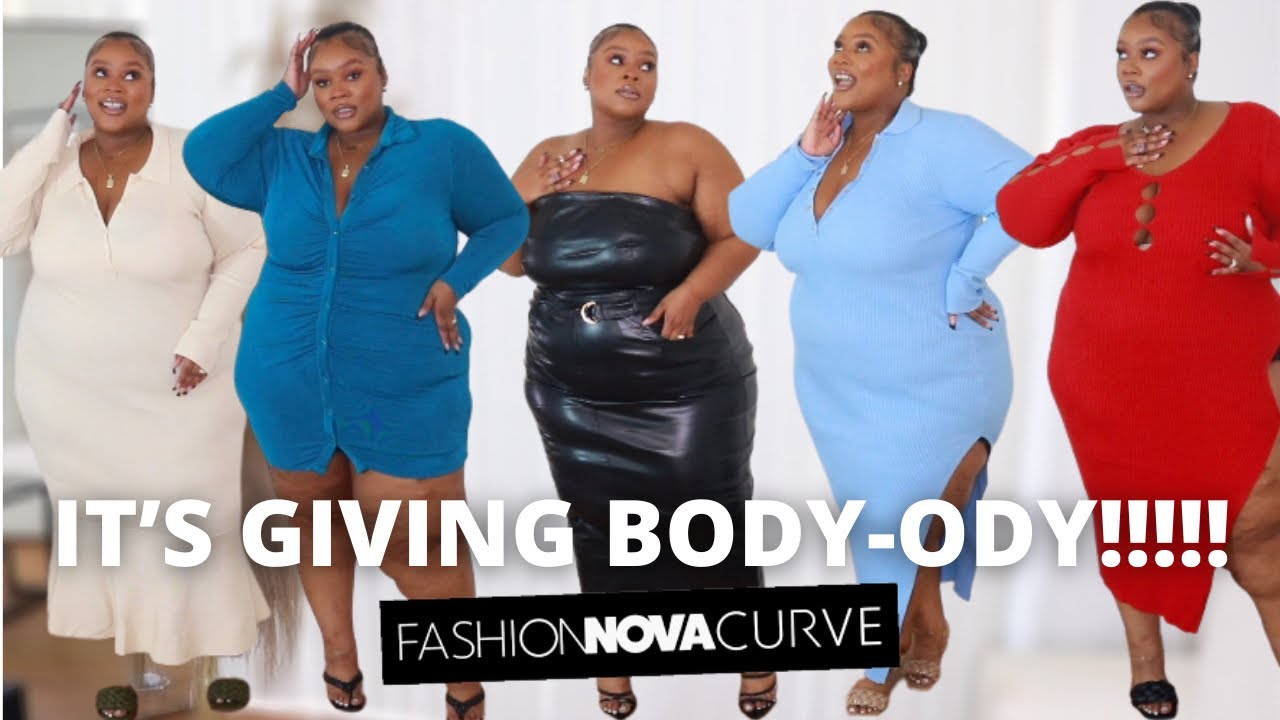 THE SEXIEST PLUS SIZE DRESSES FOR FALL?! | FASHION NOVA CURVE TRY ON HAUL| SIZE 3X