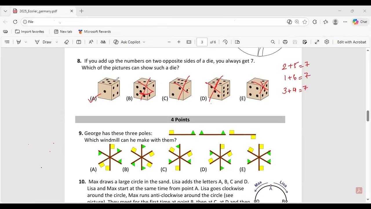 Решения задач из учебника Math Kangaroo 2025 #IKMC 2025 #Ecoiler 3-4 2025 ## Все решения задач из...