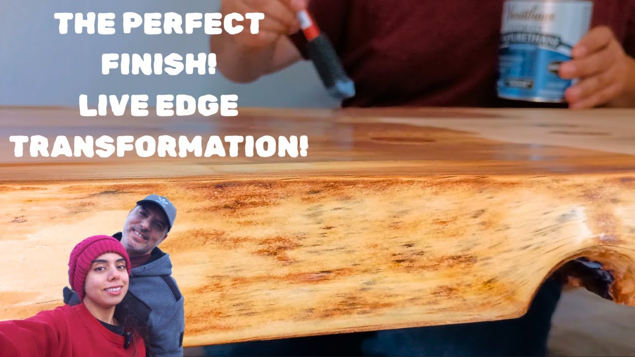 Why We BURNT This Table! (5 Coat High-Gloss Finish)" 🪵🔥