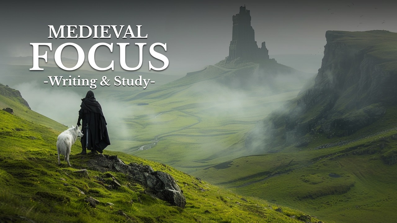 Medieval Music for Focus & Writing | The Silent Keep Over the Valley
