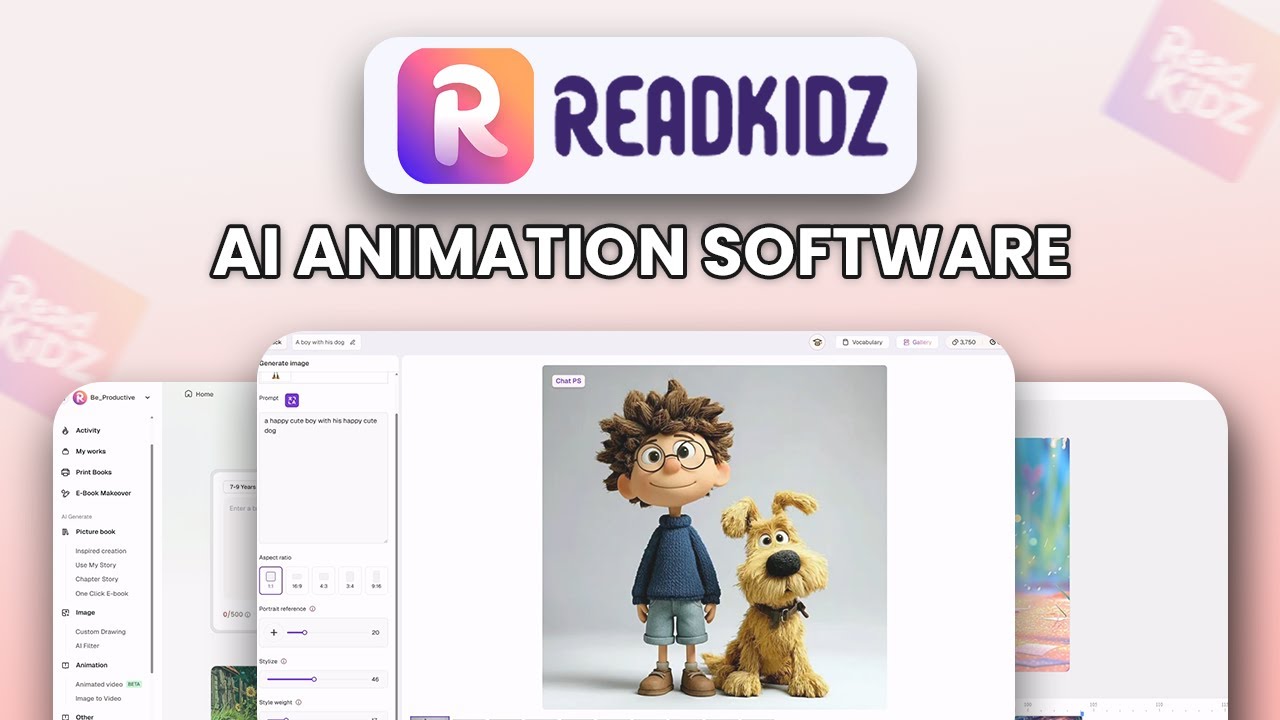 Обзор Readkidz &mdash; лучшее программное обеспечение для создания анимации с помощью ИИ!