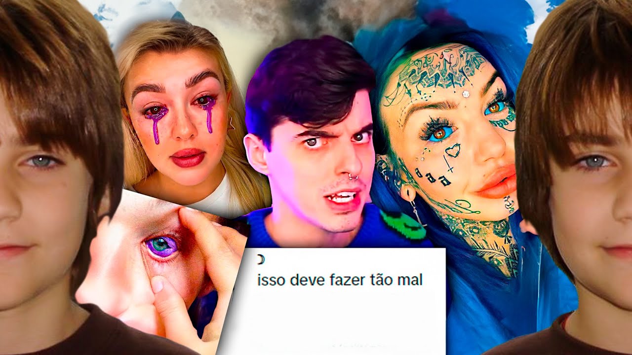 A TREND DE BELEZA QUE DEIXOU ESSA TIKTOKER CEGA | mount reage