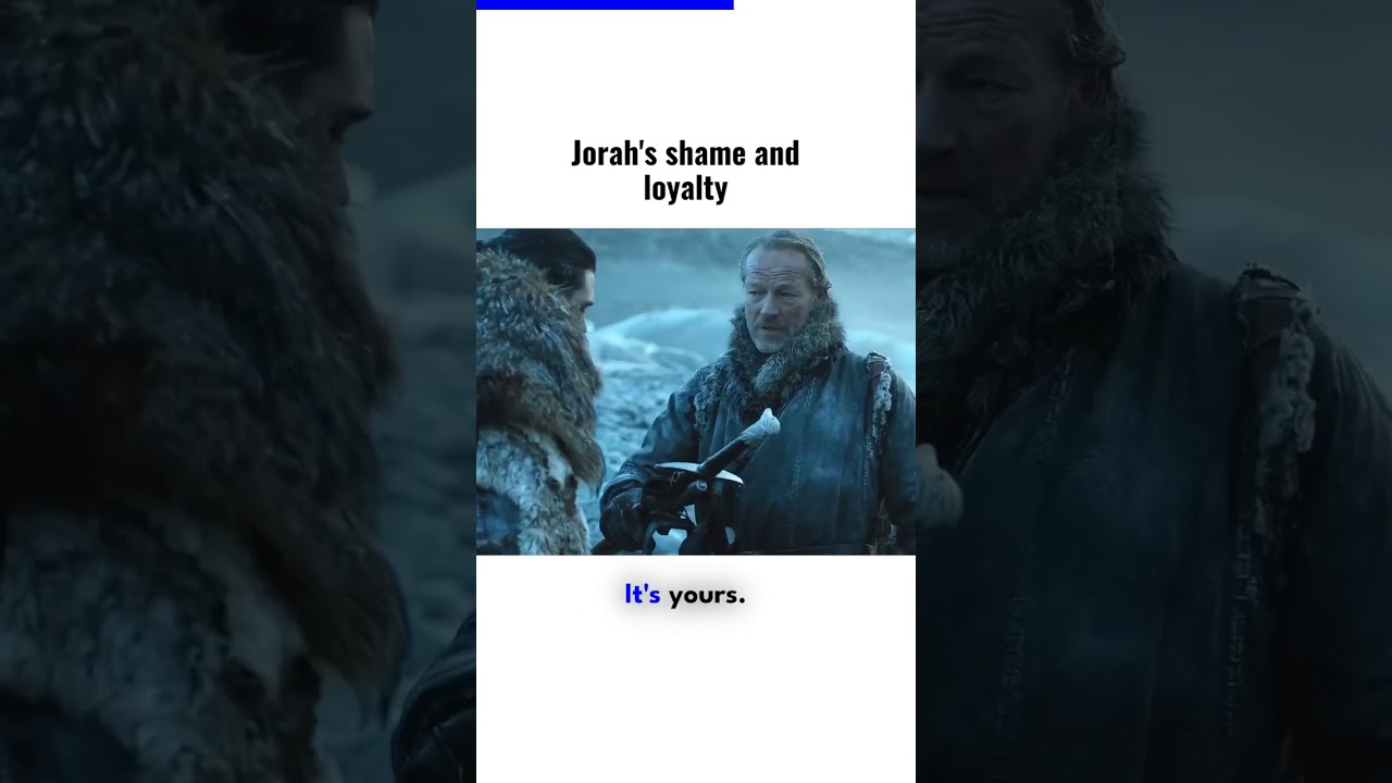Jorah's shame and loyalty | Game of Thrones.