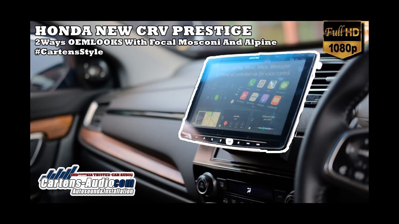 Audio Mobil HONDA NEW CRV TURBO PRESTIGE | Alpine - Focal - Mosconi - Flux