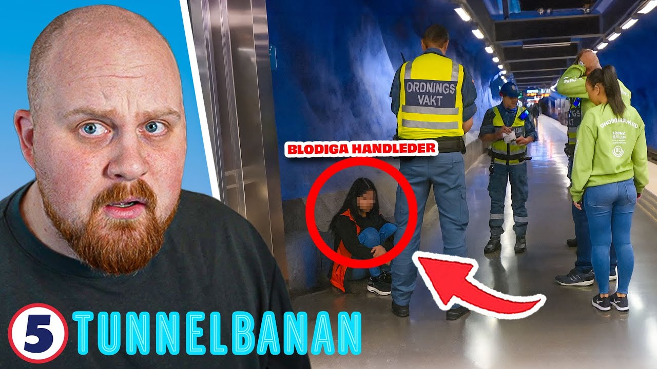 Ung tjej mår inte bra och behöver AKUT hjälp! | Reagerar På Tunnelbanan #12