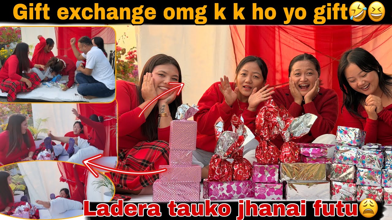 KAKASLE K K GIFT LEKO THIYO TA ?!! RA K K VAG MA PARYO🤣😆🤩