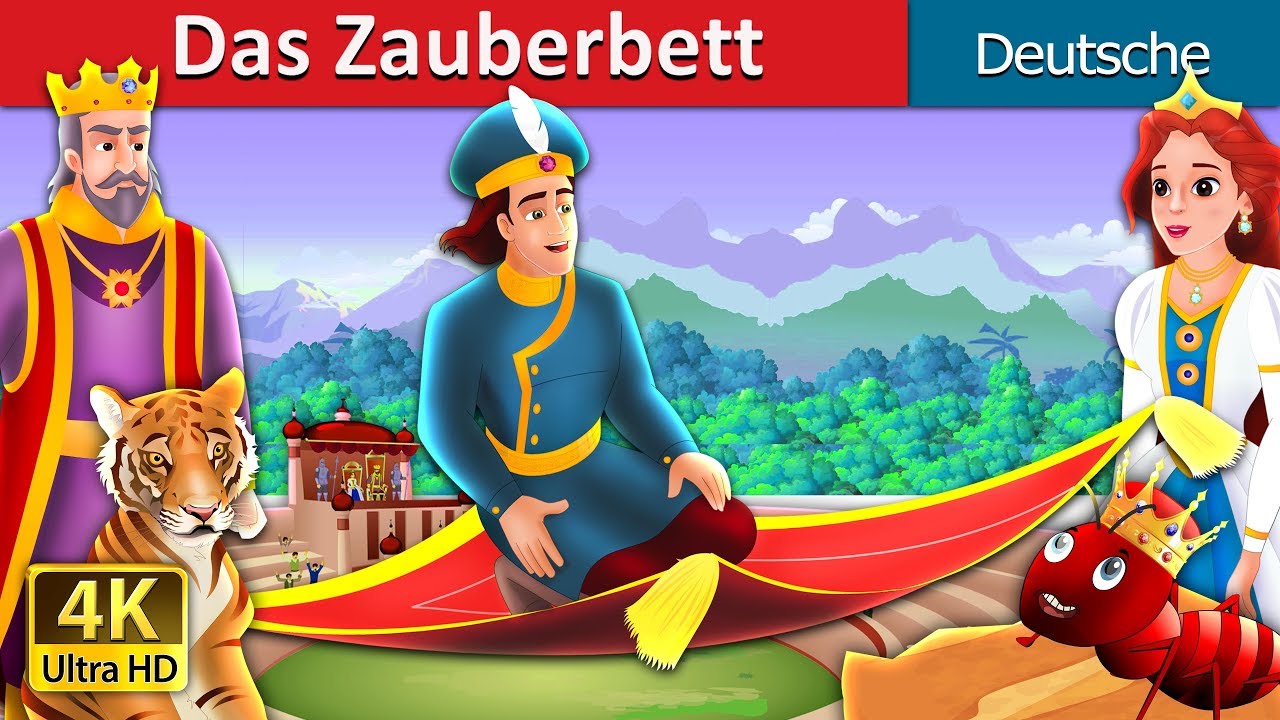 Das Zauberbett | The Magic Bed Story in German | @German Fairy Tales