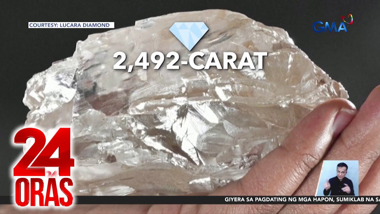 #KuyaKimAnoNa - 2nd largest diamond sa mundo na may 2,492 carats, nahukay sa Botswana... | 24 Oras