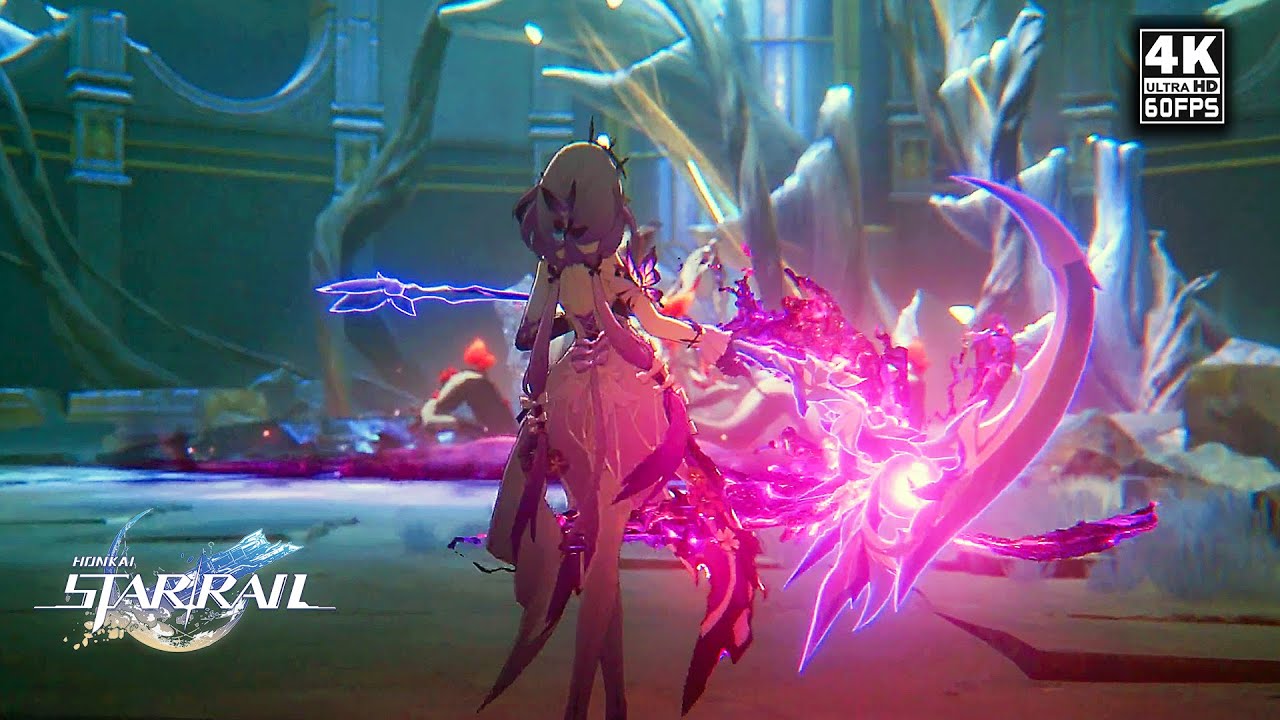 Castorice Defeat Pollux Netherwing Husk Ferry of Souls | HONKAI STAR RAIL Scene Gameclip - 4K UHD