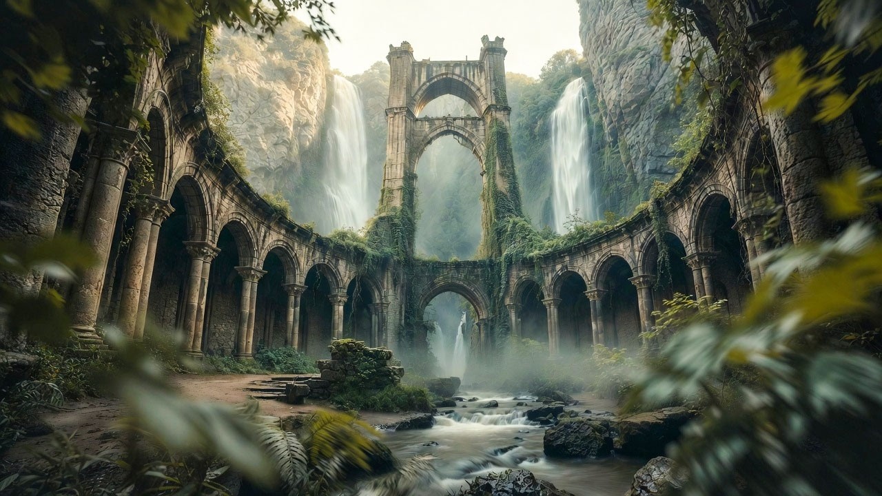 Celtic Harp and Flute – Healing Music – Deeply Relaxing and Soothing Music, Forgotten Medieval Abbey